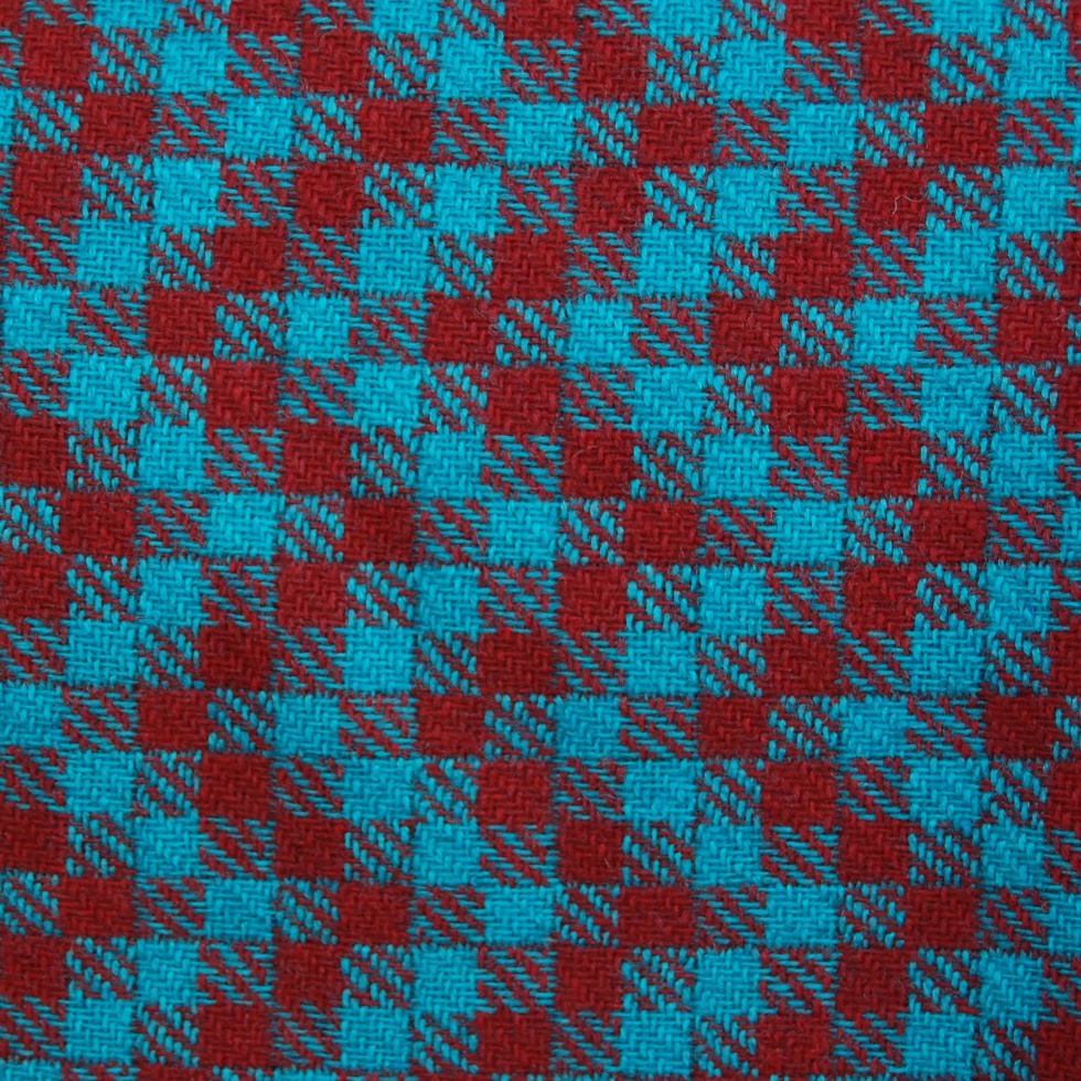 Square check/ zig zag fabric